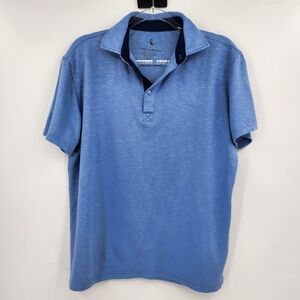 Tailorbyrd Short Sleeve Polo Shirt Mens Size Large Blue